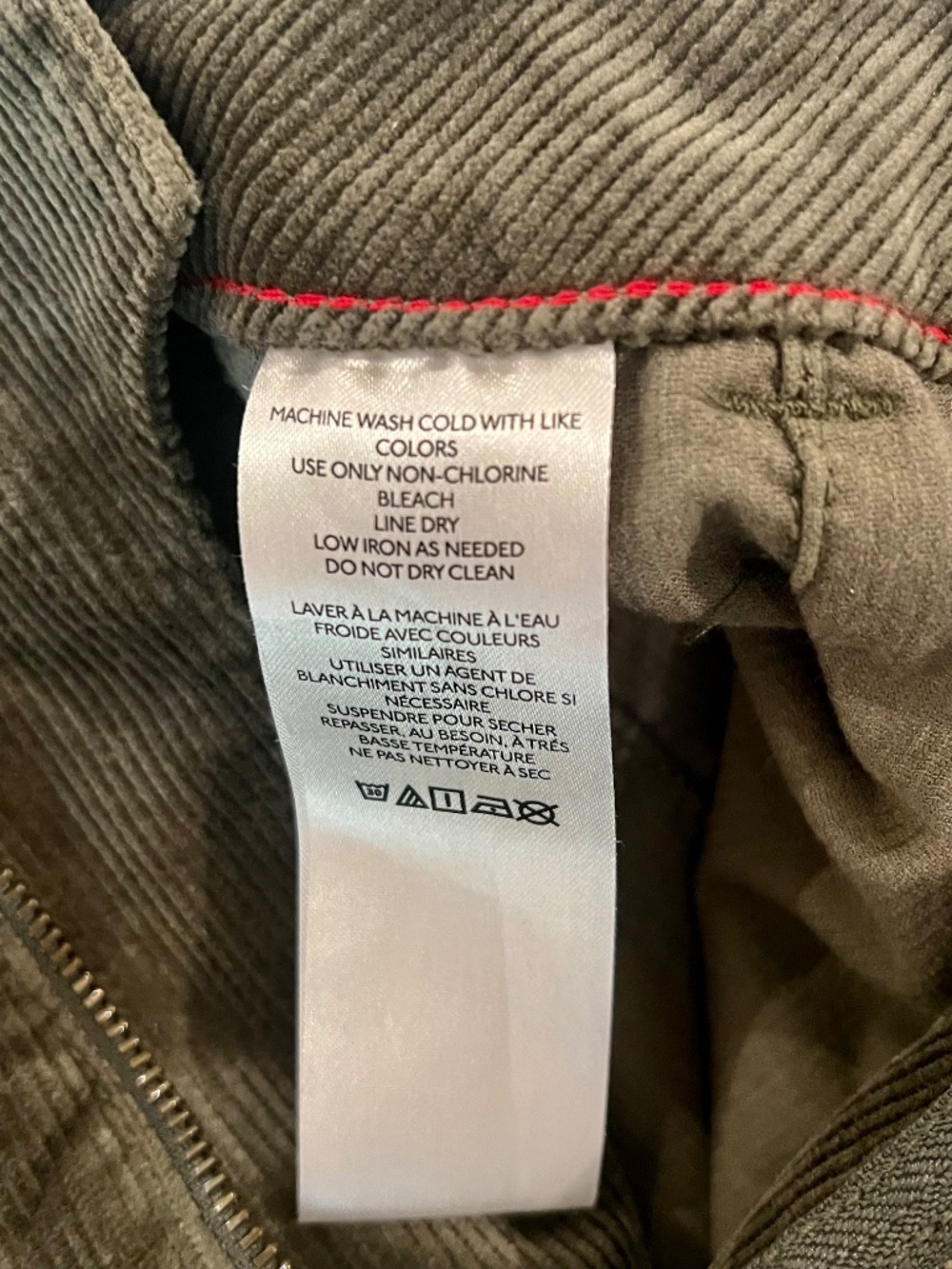Anthropologie Maeve Collette Dark Green Corduroy Cropped Pants, Sz 27 - Picture 8 of 9